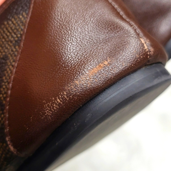 Michael Kors Brown Monogram Logo Bow Flats Size 10 - Picture 9 of 11